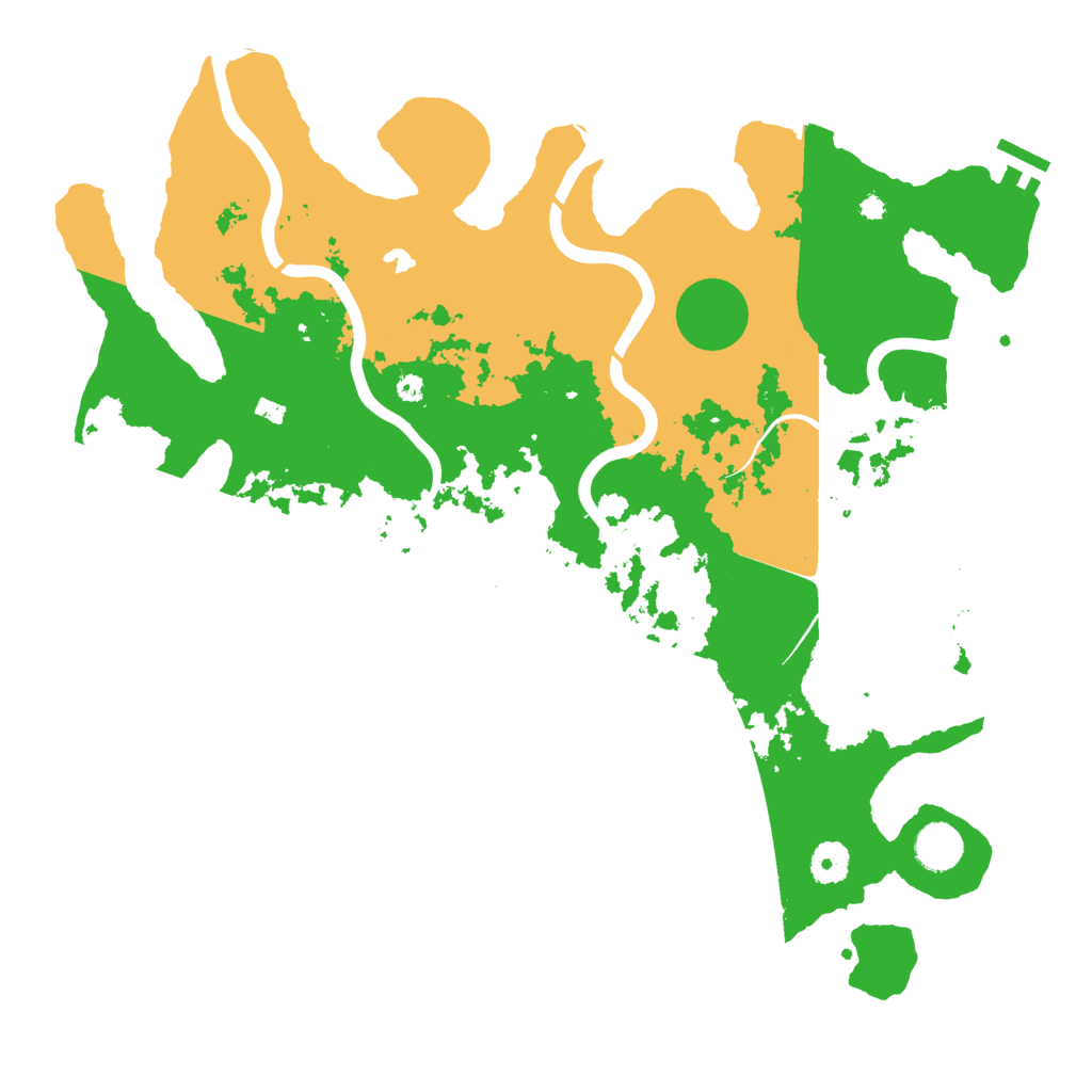 Biome Rust Map: Procedural Map, Size: 4000, Seed: 741642