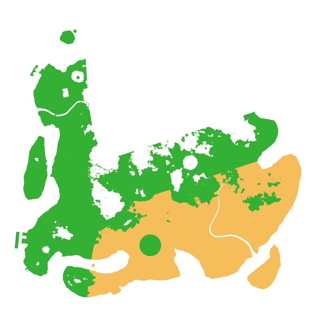 Biome Rust Map: Procedural Map, Size: 3900, Seed: 457