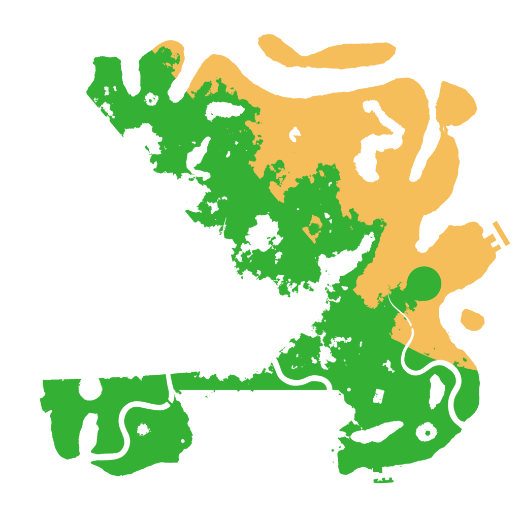 Biome Rust Map: Procedural Map, Size: 4000, Seed: 6041