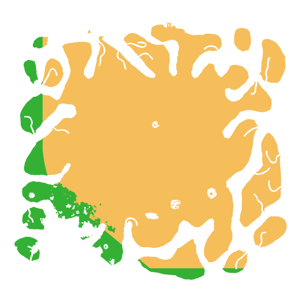 Biome Rust Map: Procedural Map, Size: 4500, Seed: 488951849