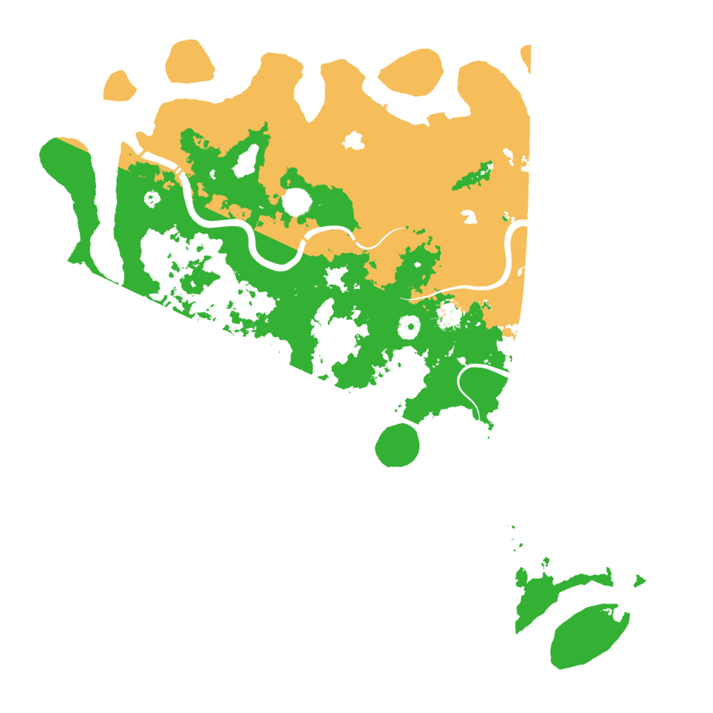 Biome Rust Map: Procedural Map, Size: 4500, Seed: 222