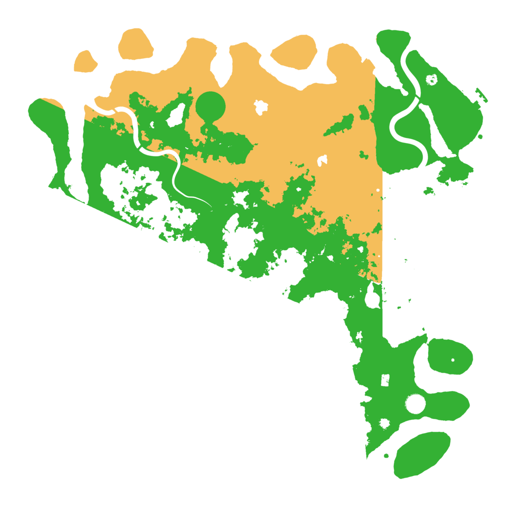 Biome Rust Map: Procedural Map, Size: 4500, Seed: 222