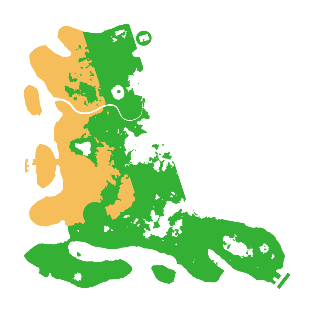 Biome Rust Map: Procedural Map, Size: 3500, Seed: 285183280