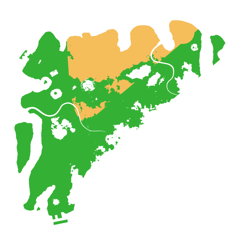 Biome Rust Map: Procedural Map, Size: 3500, Seed: 1948675