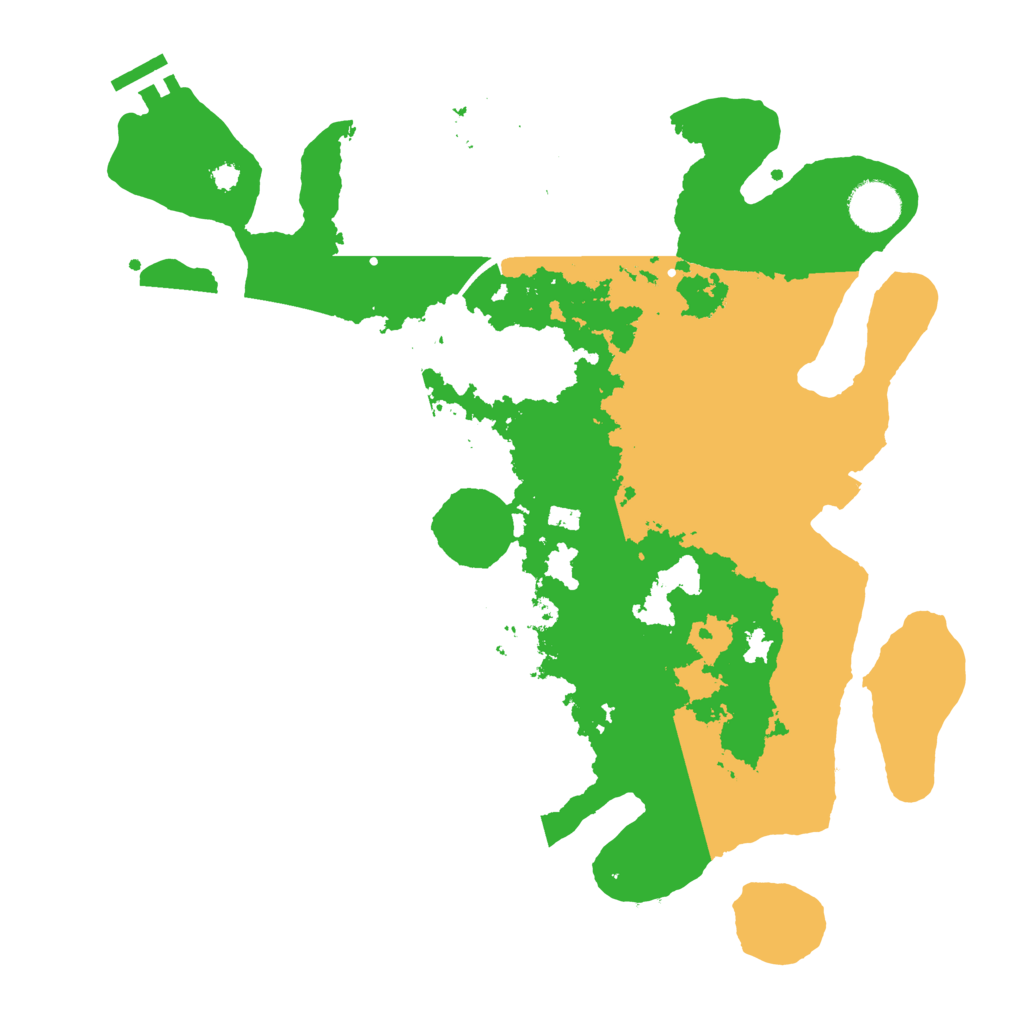 Biome Rust Map: Procedural Map, Size: 3500, Seed: 18250