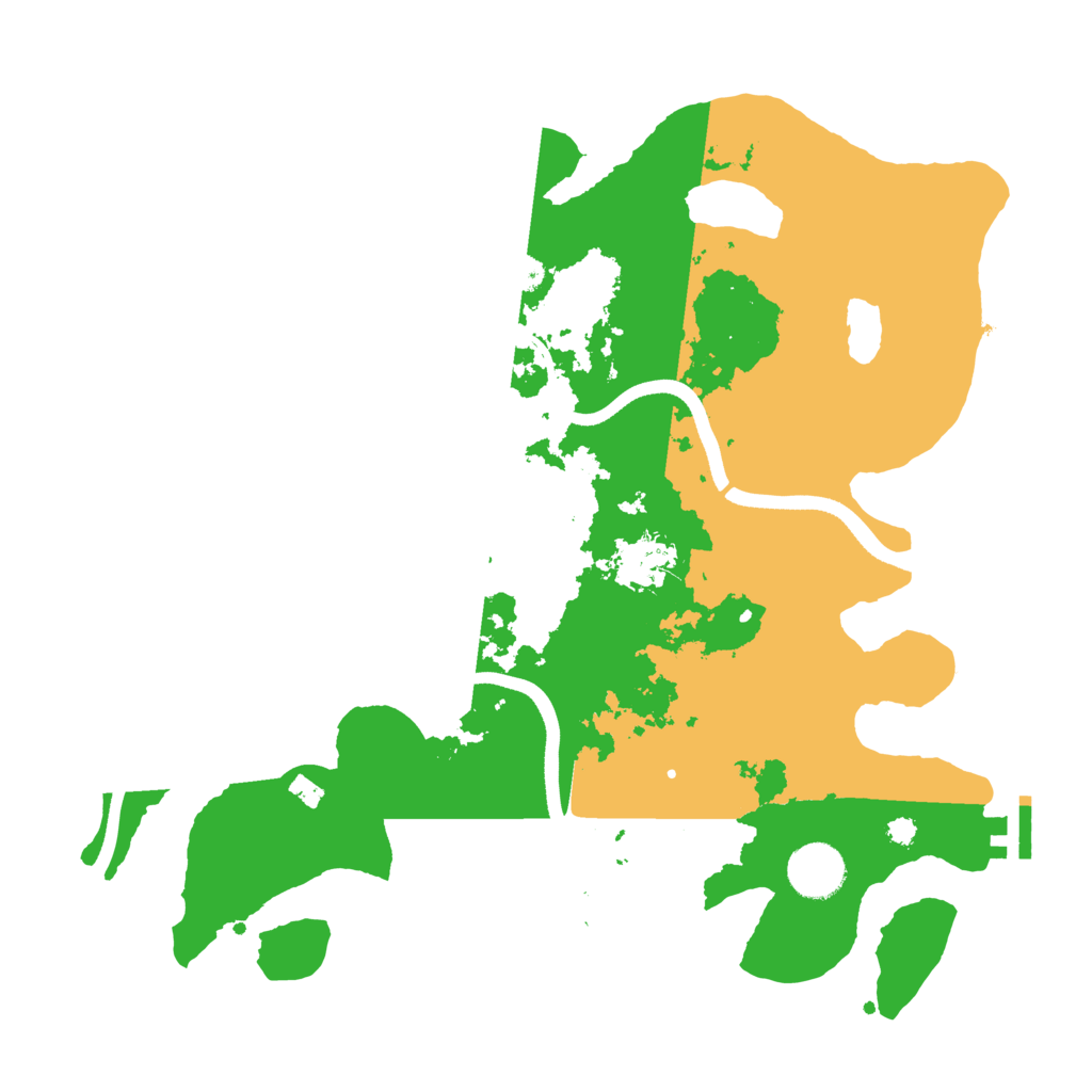 Biome Rust Map: Procedural Map, Size: 3500, Seed: 17216