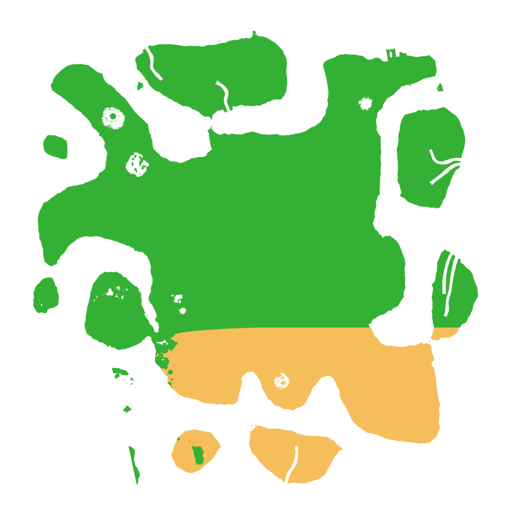 Biome Rust Map: Procedural Map, Size: 3500, Seed: 212145971