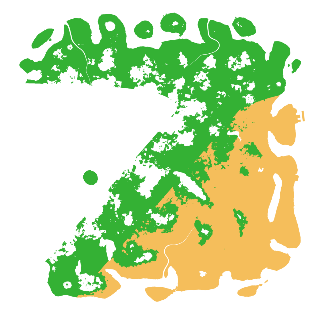 Biome Rust Map: Procedural Map, Size: 6000, Seed: 96048736