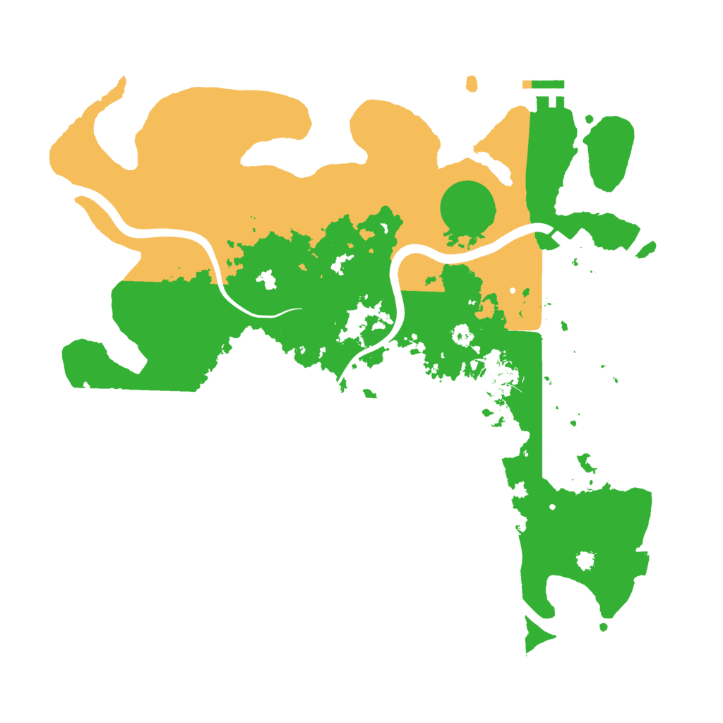 Biome Rust Map: Procedural Map, Size: 3500, Seed: 1687858856