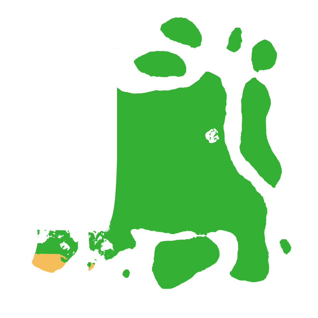 Biome Rust Map: Barren, Size: 3500, Seed: 582908032