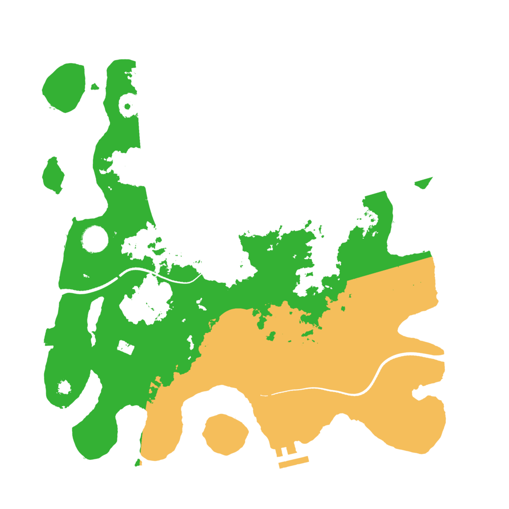 Biome Rust Map: Procedural Map, Size: 3400, Seed: 2942