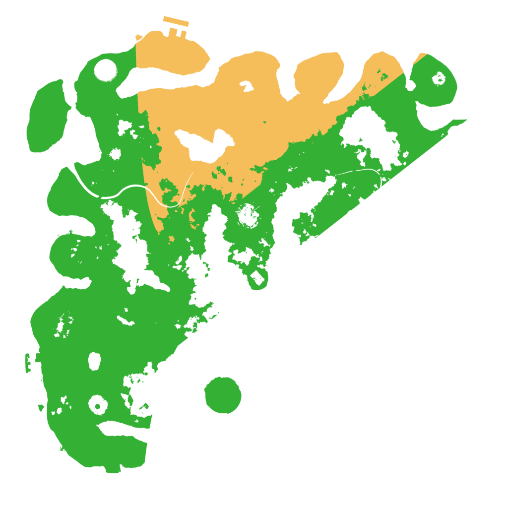 Biome Rust Map: Procedural Map, Size: 4000, Seed: 26219