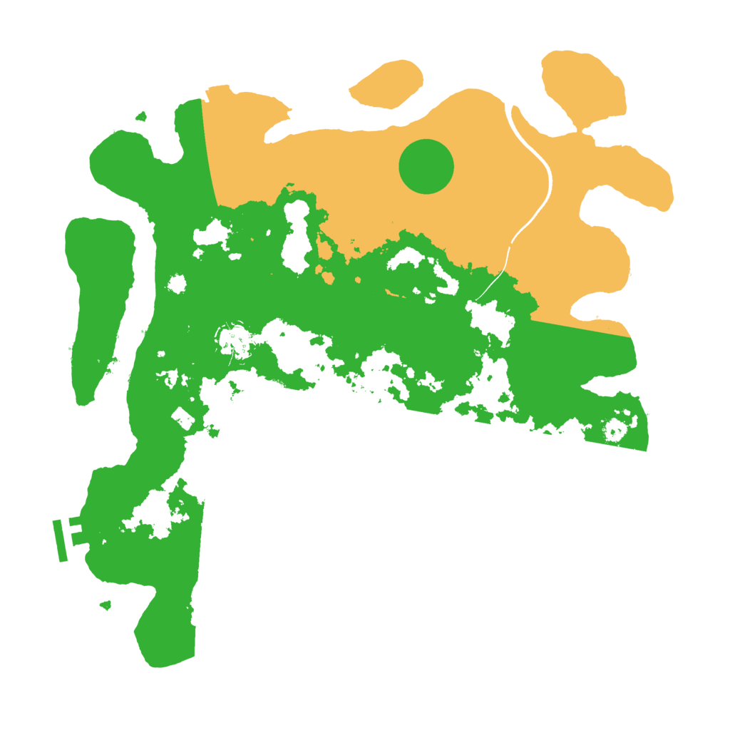 Biome Rust Map: Procedural Map, Size: 3500, Seed: 476645133