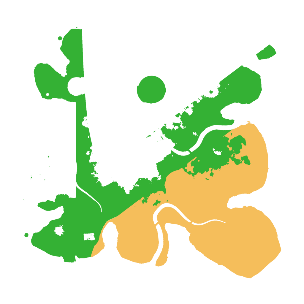 Biome Rust Map: Procedural Map, Size: 3000, Seed: 1009517368