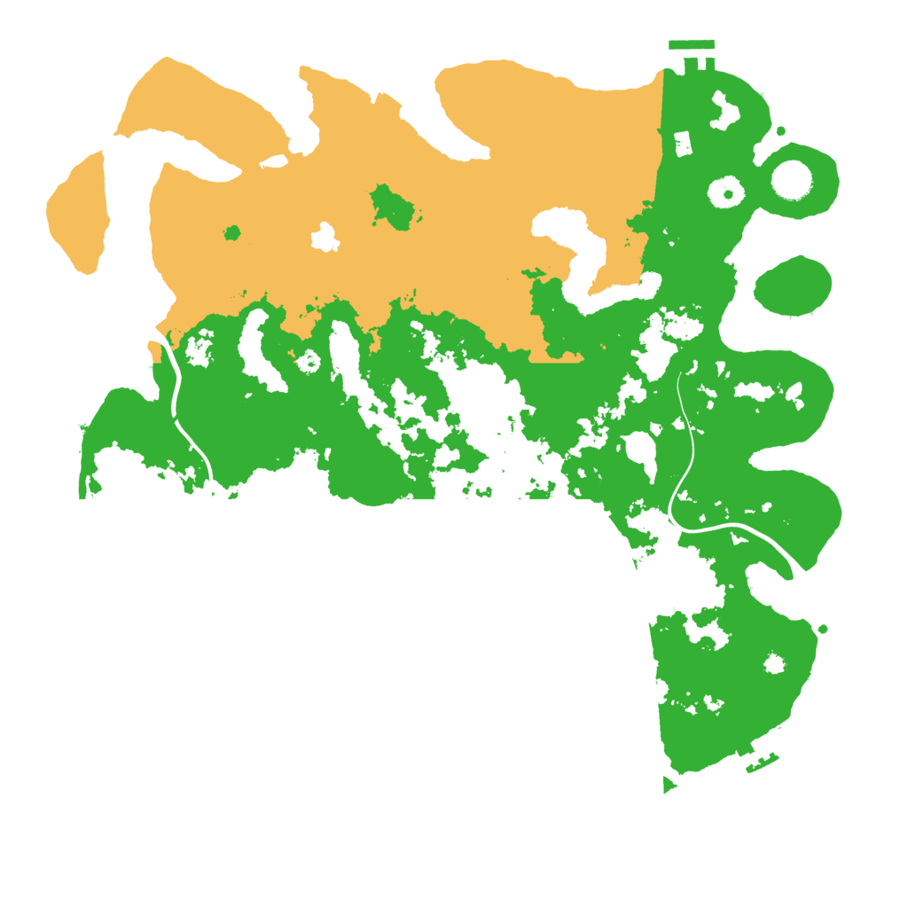 Biome Rust Map: Procedural Map, Size: 4000, Seed: 26582
