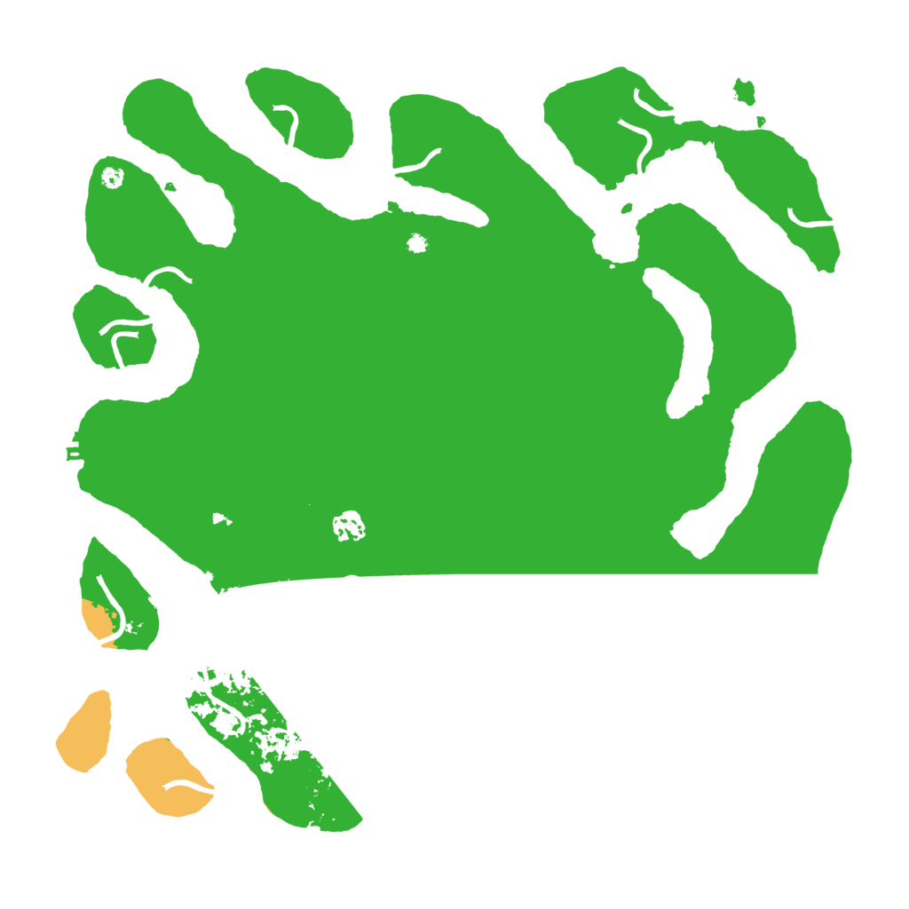 Biome Rust Map: Procedural Map, Size: 4200, Seed: 68435