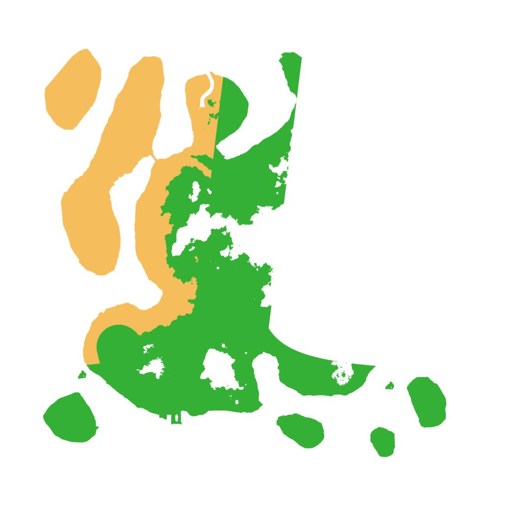 Biome Rust Map: Procedural Map, Size: 3000, Seed: 1782117789