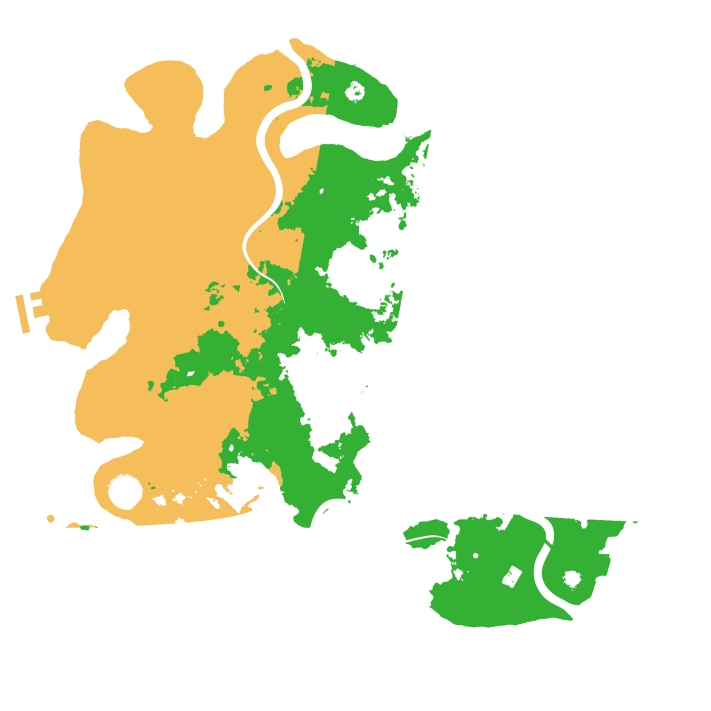 Biome Rust Map: Procedural Map, Size: 3750, Seed: 9591