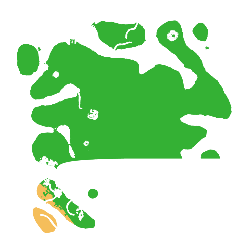 Biome Rust Map: Procedural Map, Size: 3500, Seed: 7016