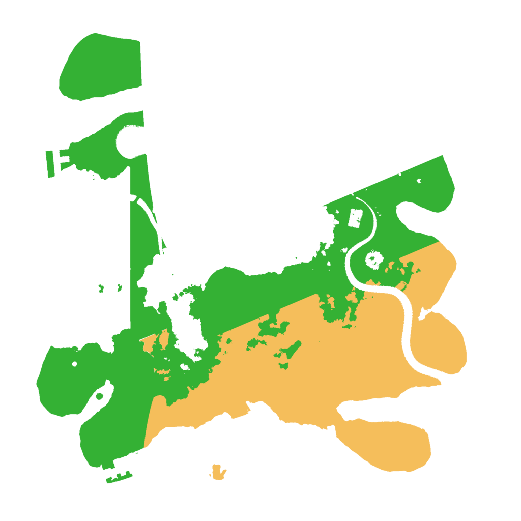 Biome Rust Map: Procedural Map, Size: 3000, Seed: 2004823165