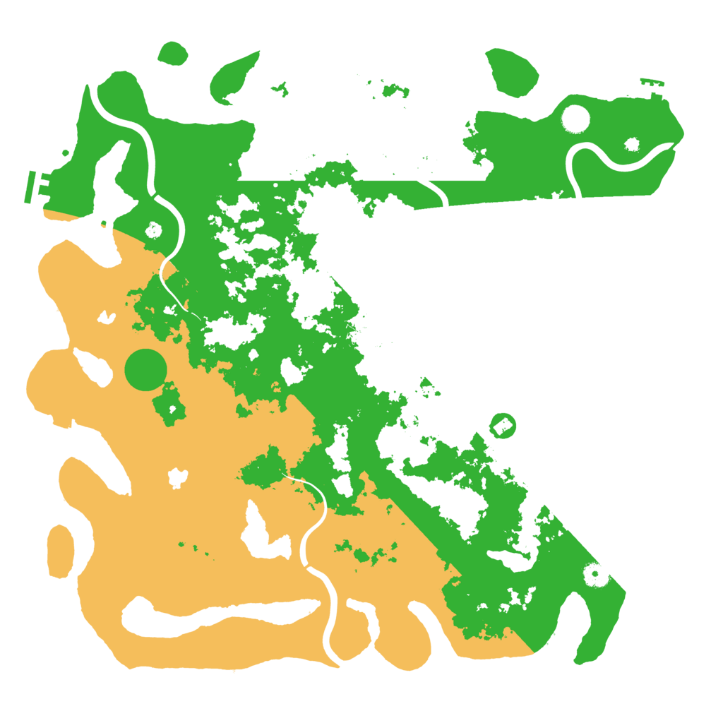 Biome Rust Map: Procedural Map, Size: 4500, Seed: 303525976