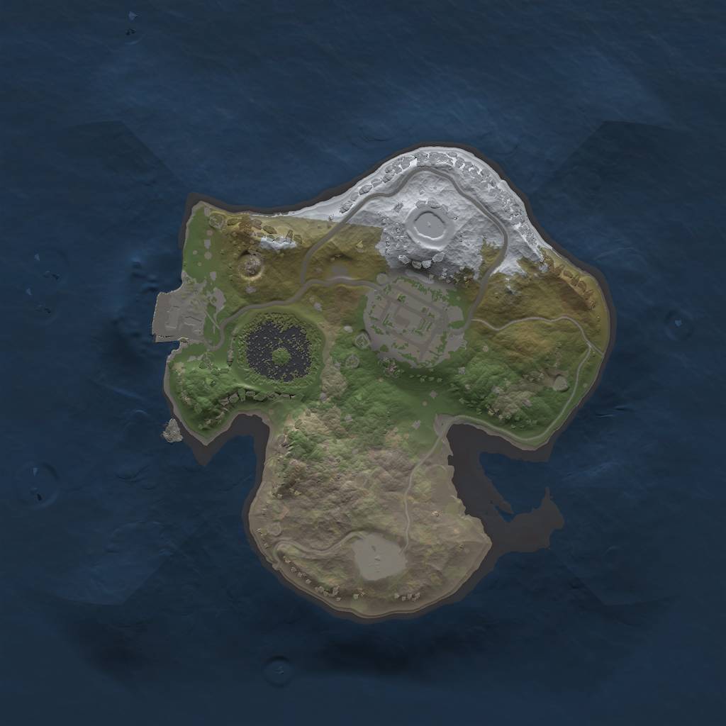 Rust Map: Procedural Map, Size: 1700, Seed: 2147483645, 4 Monuments