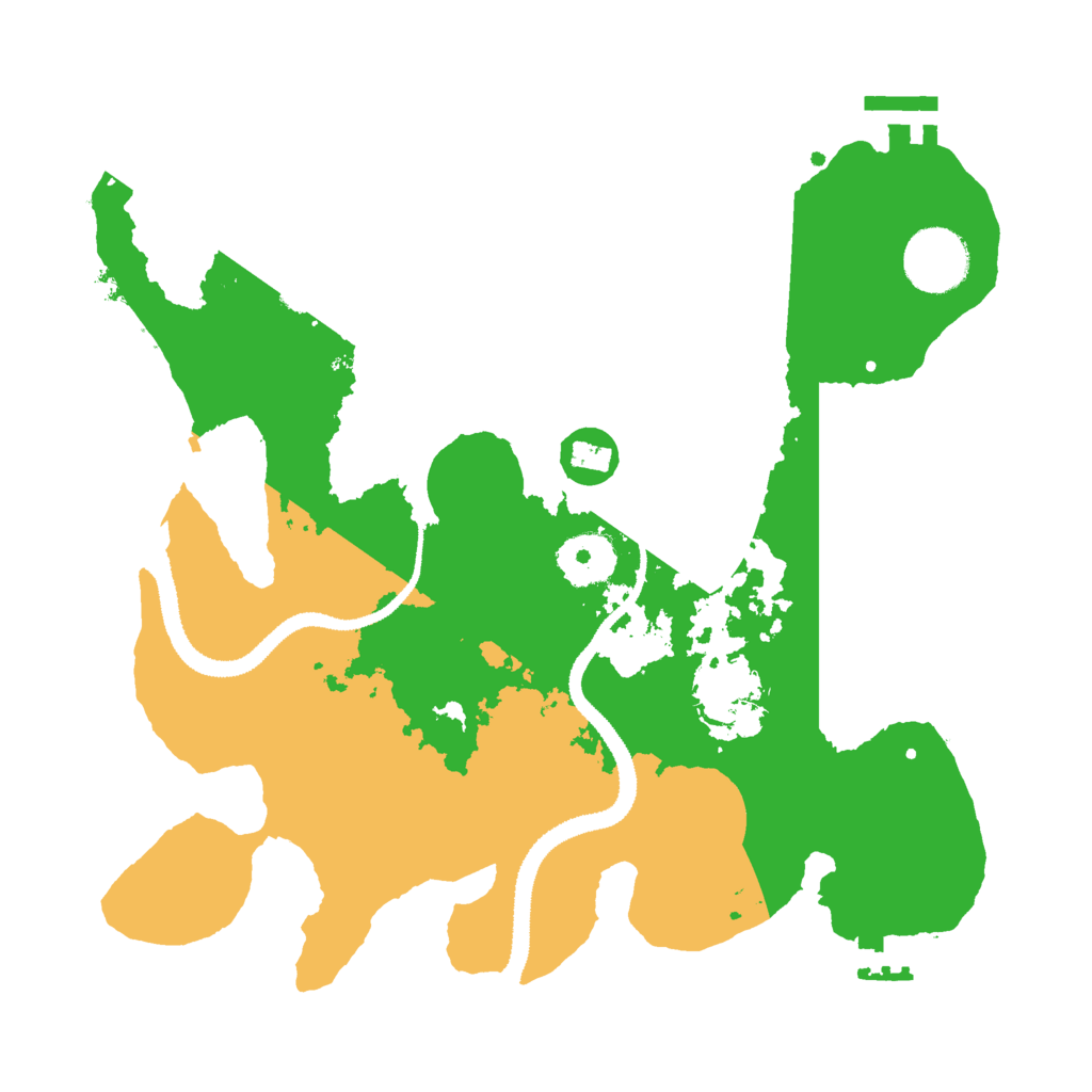 Biome Rust Map: Procedural Map, Size: 3000, Seed: 24658