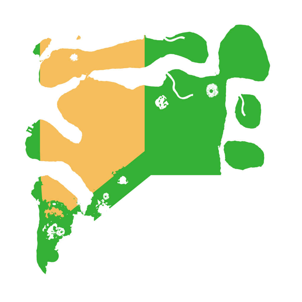 Biome Rust Map: Procedural Map, Size: 3500, Seed: 1820