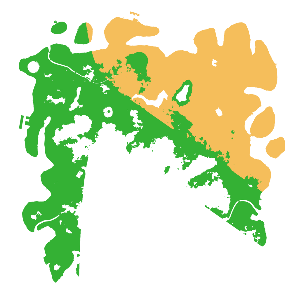 Biome Rust Map: Procedural Map, Size: 4500, Seed: 955772554