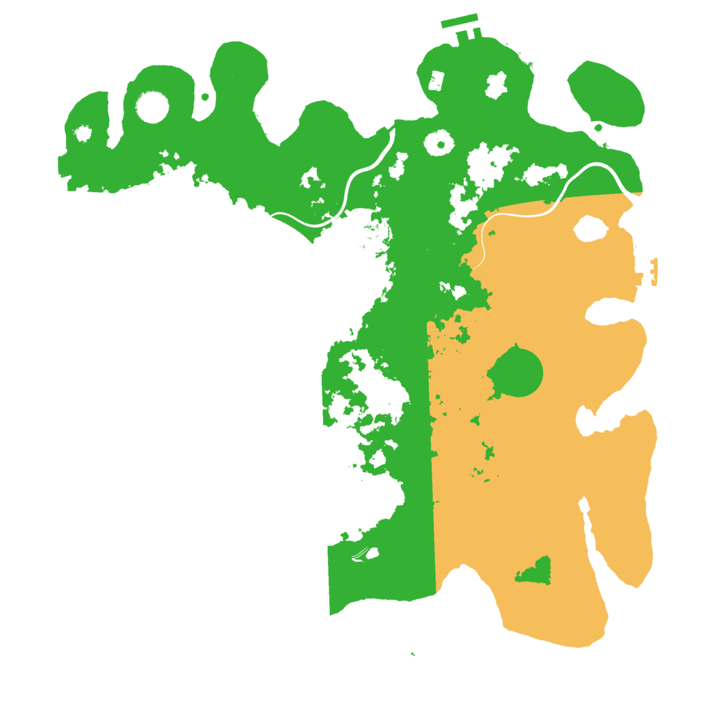 Biome Rust Map: Procedural Map, Size: 3888, Seed: 1631437435