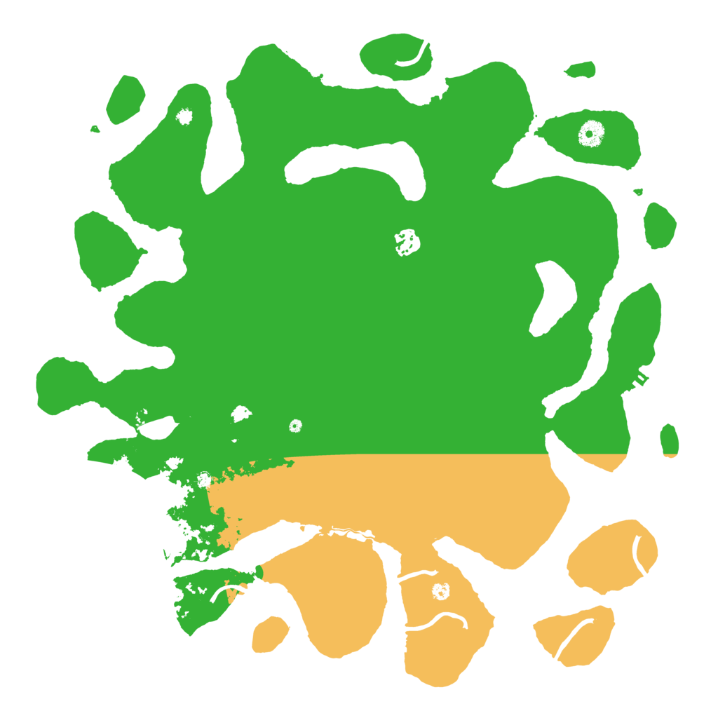 Biome Rust Map: Procedural Map, Size: 4100, Seed: 13224