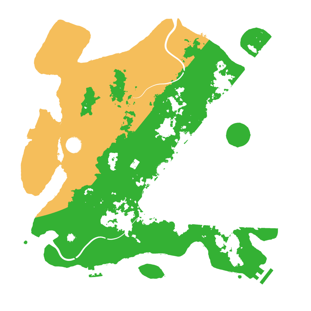 Biome Rust Map: Procedural Map, Size: 3500, Seed: 899193