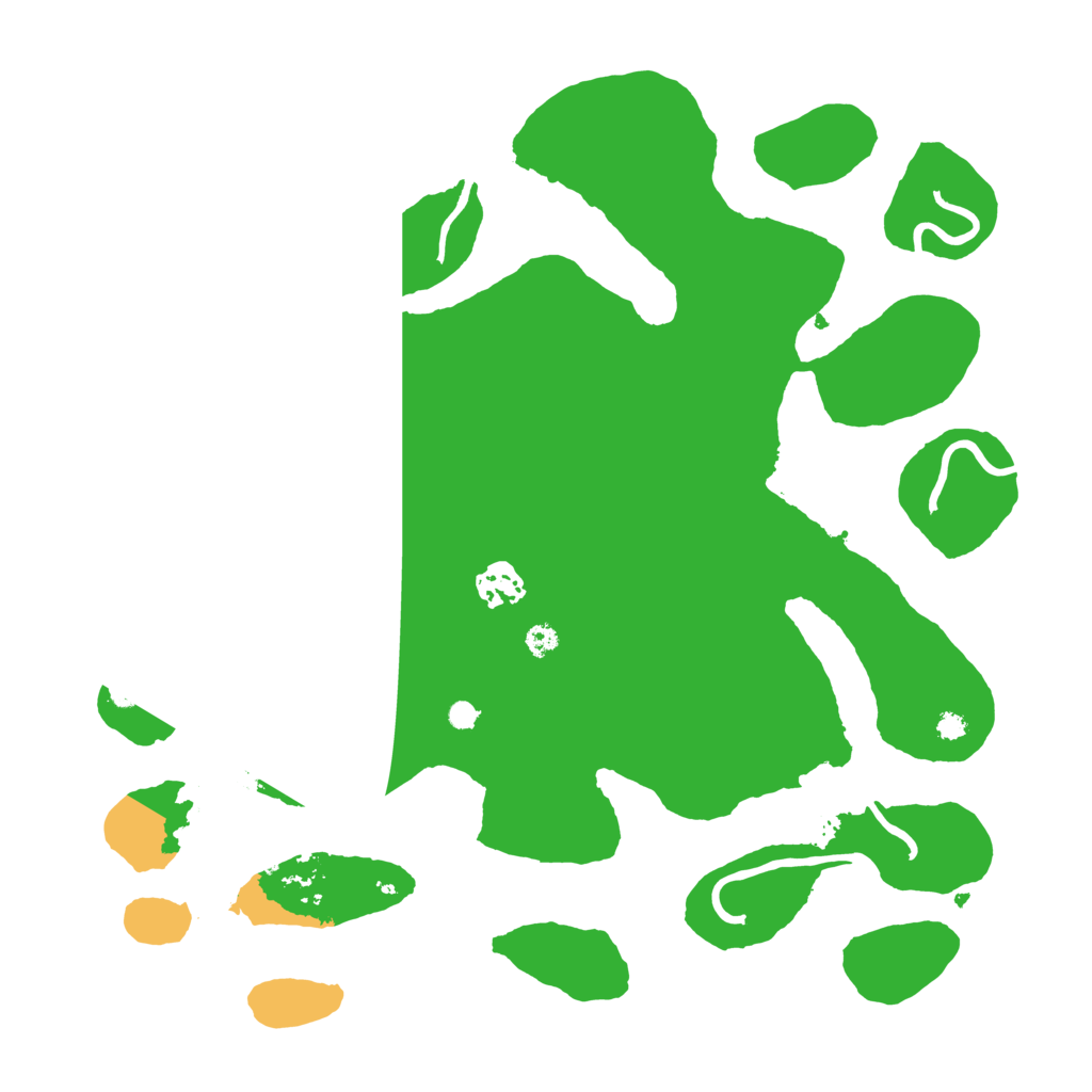 Biome Rust Map: Procedural Map, Size: 3500, Seed: 114115