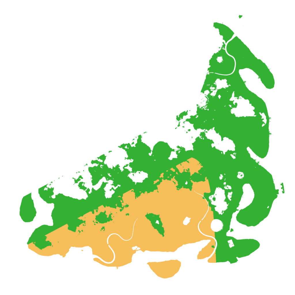 Biome Rust Map: Procedural Map, Size: 4250, Seed: 281993