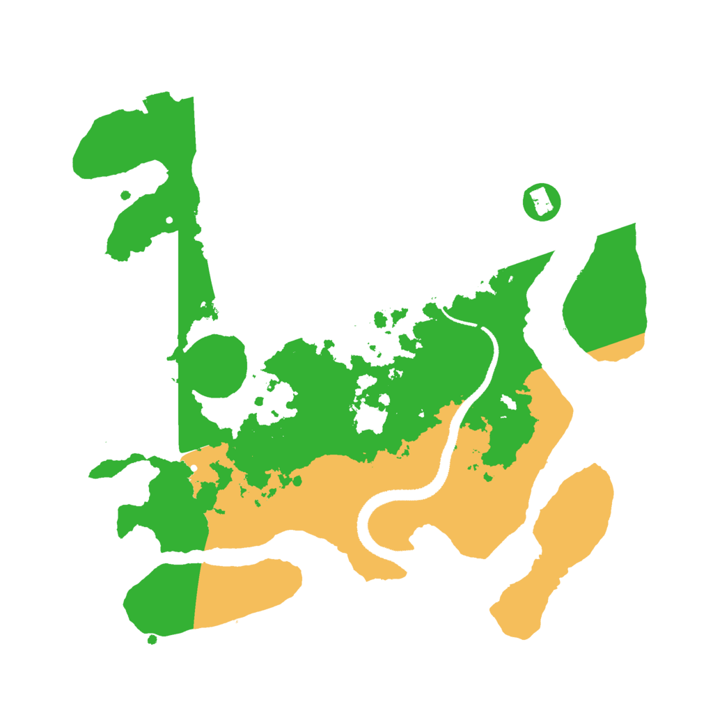 Biome Rust Map: Procedural Map, Size: 3000, Seed: 2422245