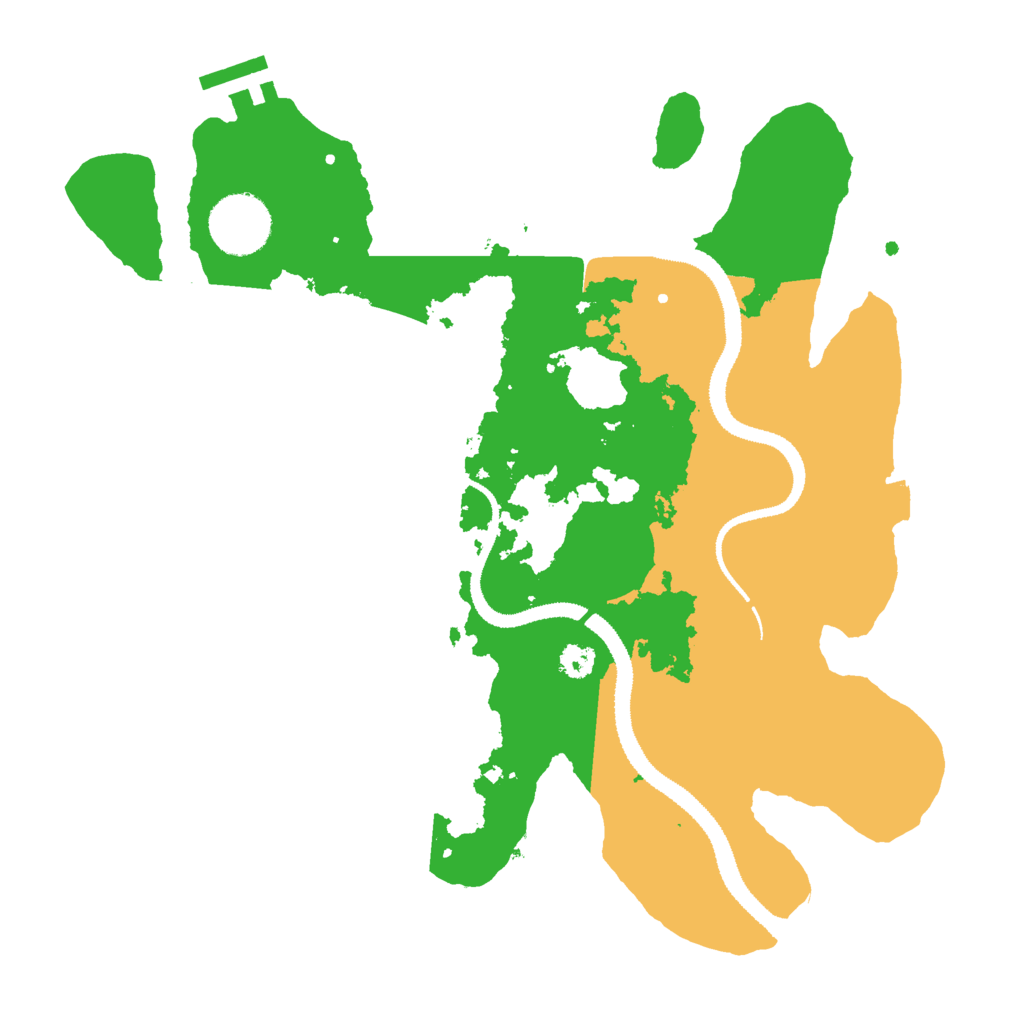 Biome Rust Map: Procedural Map, Size: 3000, Seed: 159673689