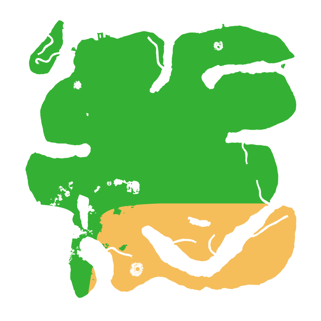 Biome Rust Map: Procedural Map, Size: 3500, Seed: 127681390