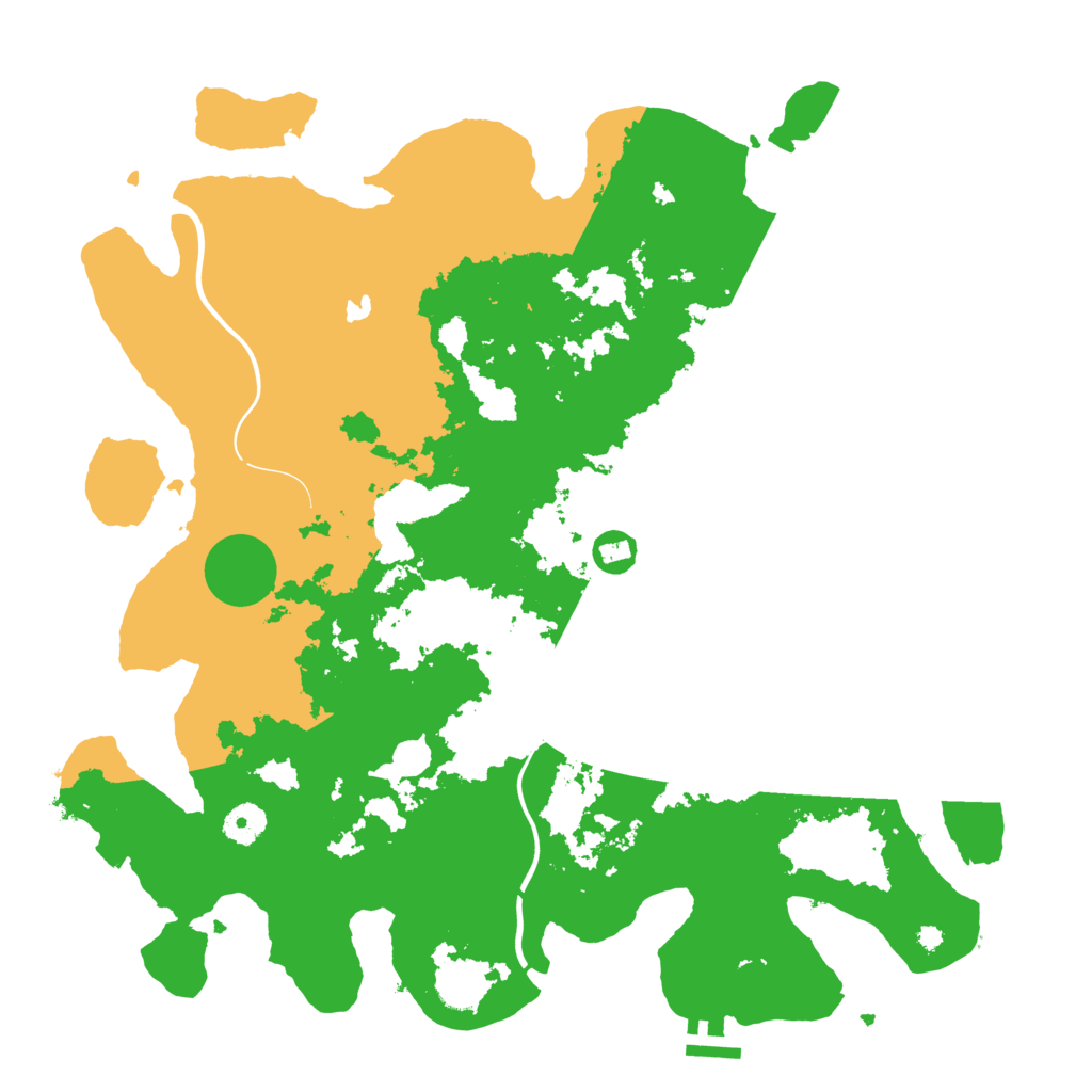 Biome Rust Map: Procedural Map, Size: 4000, Seed: 40200