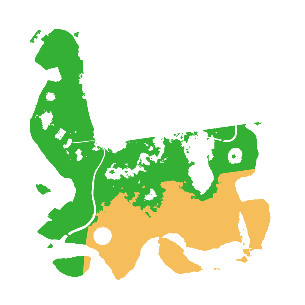 Biome Rust Map: Procedural Map, Size: 3000, Seed: 157589