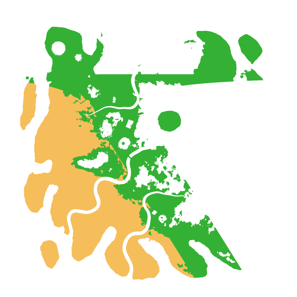 Biome Rust Map: Procedural Map, Size: 3800, Seed: 658843605