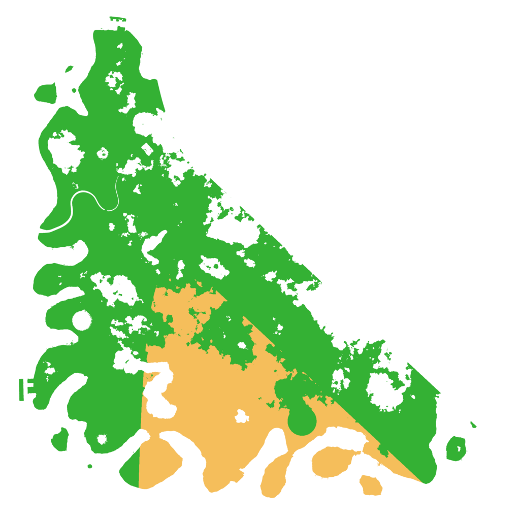 Biome Rust Map: Procedural Map, Size: 4750, Seed: 5001
