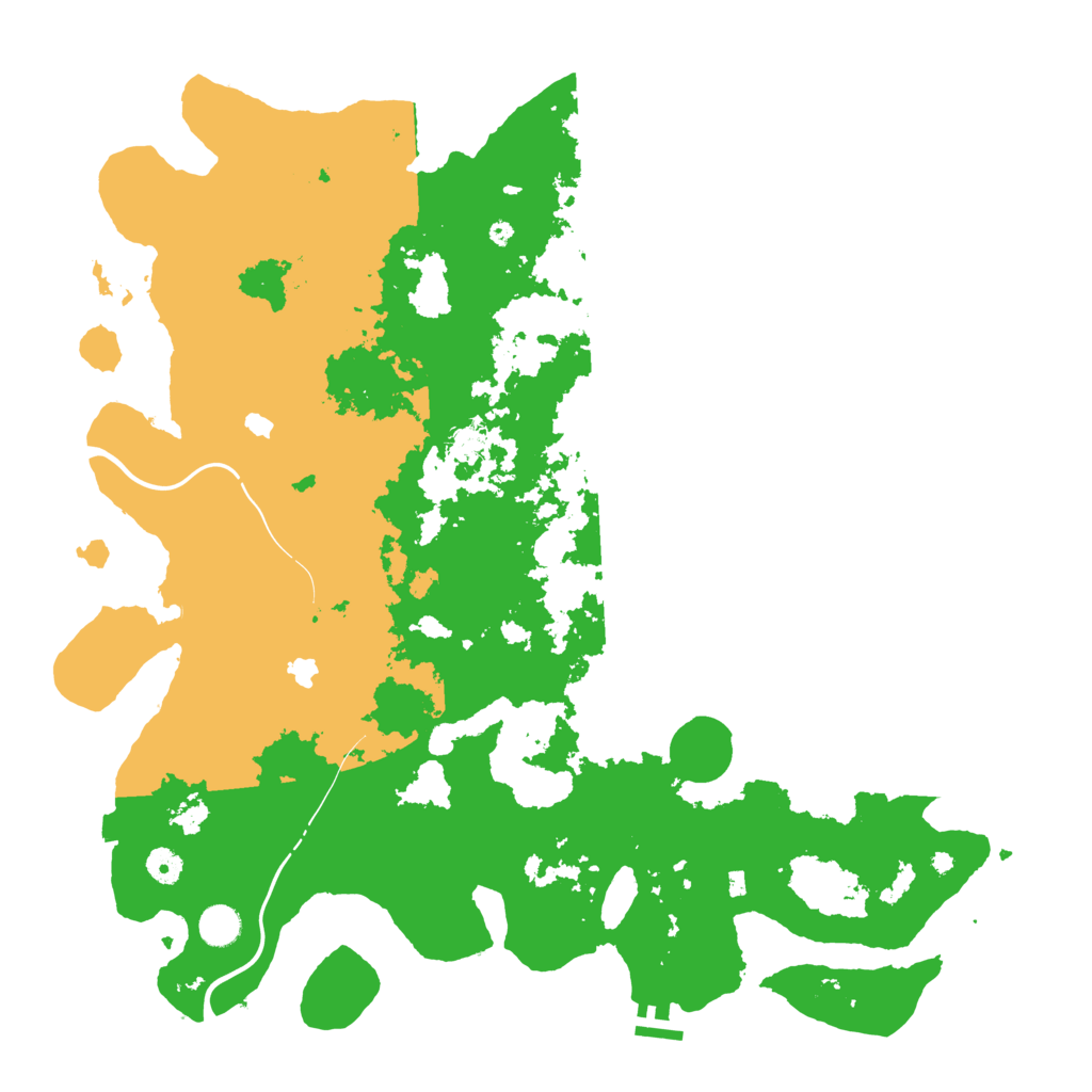Biome Rust Map: Procedural Map, Size: 4600, Seed: 635
