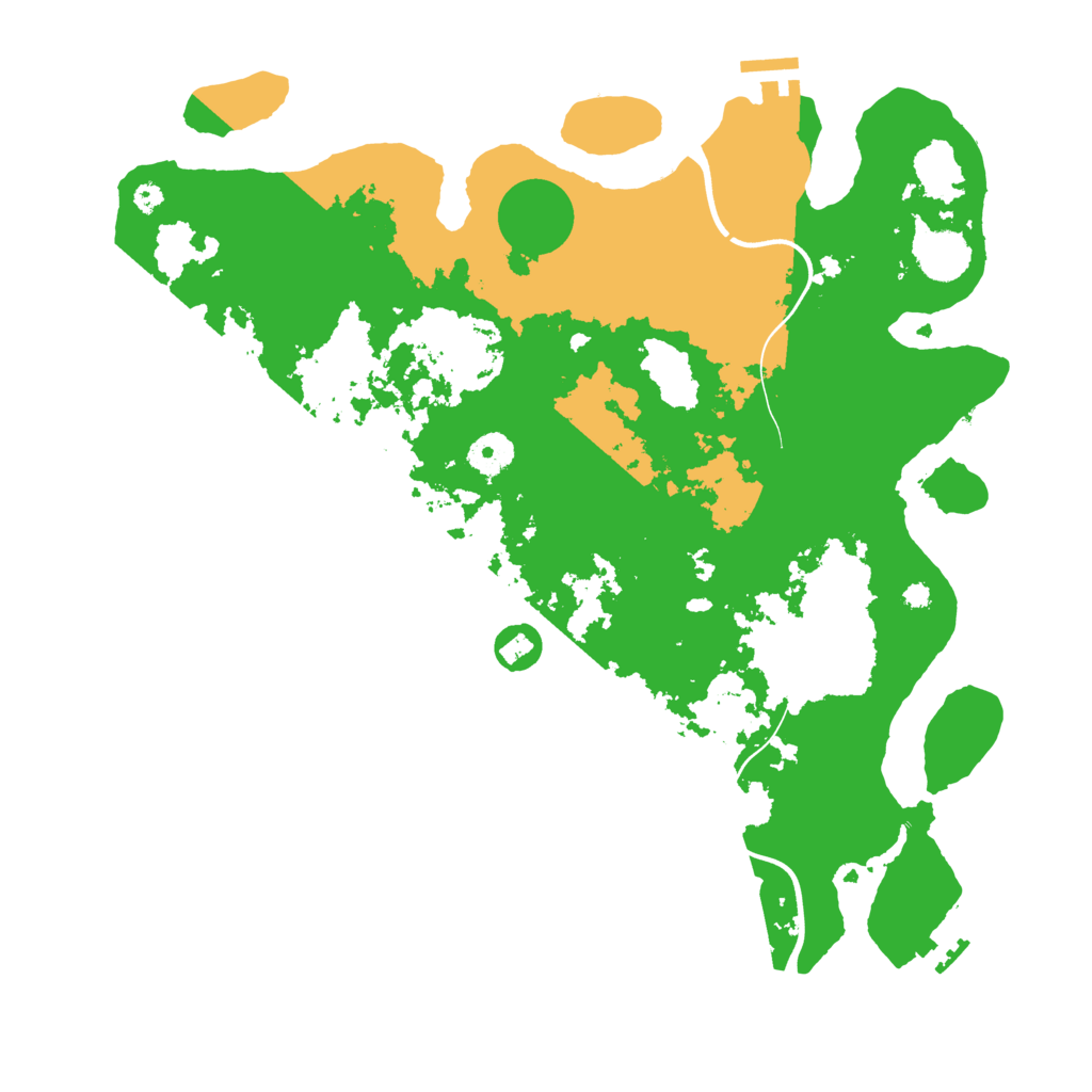 Biome Rust Map: Procedural Map, Size: 3800, Seed: 148237569