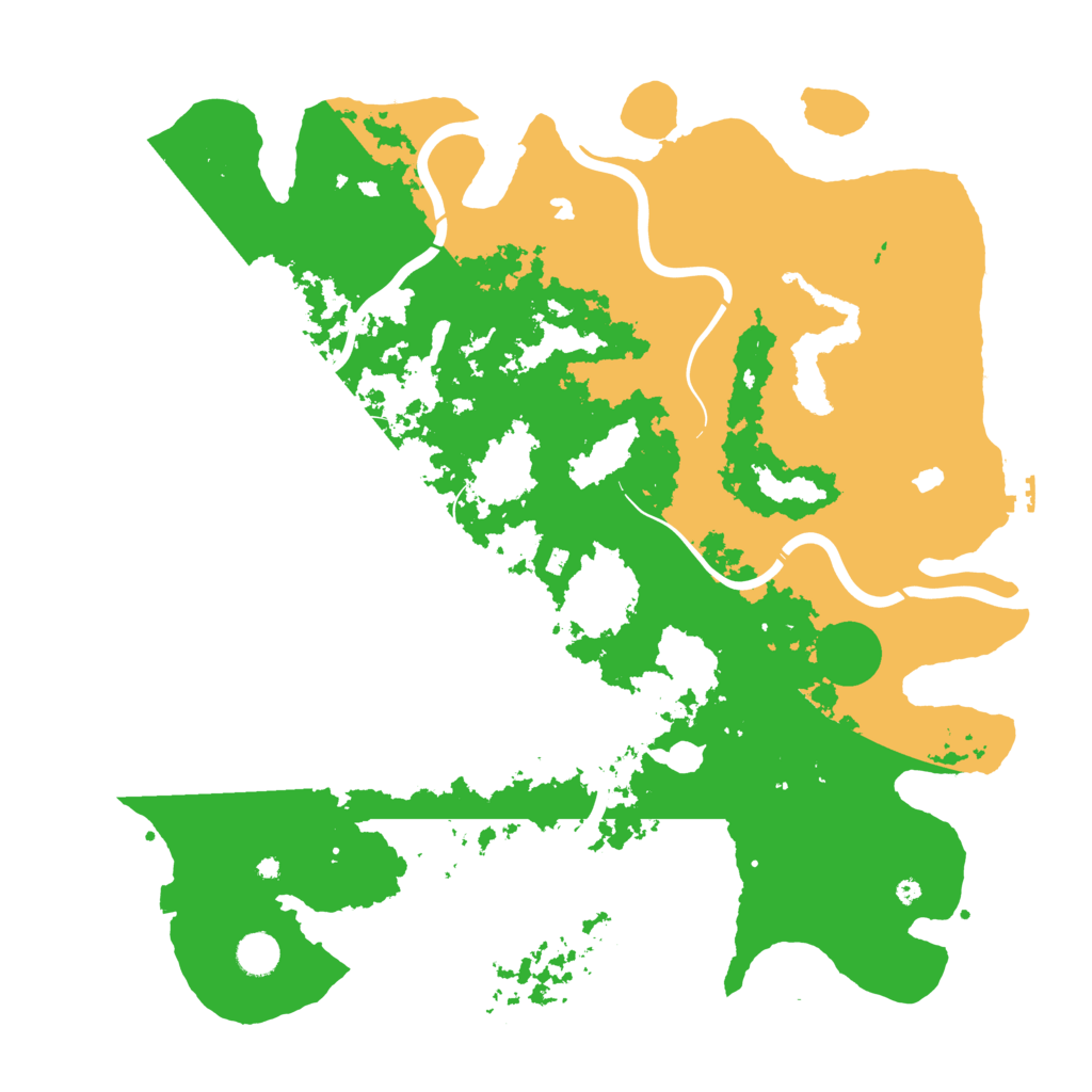 Biome Rust Map: Procedural Map, Size: 4500, Seed: 1164683789