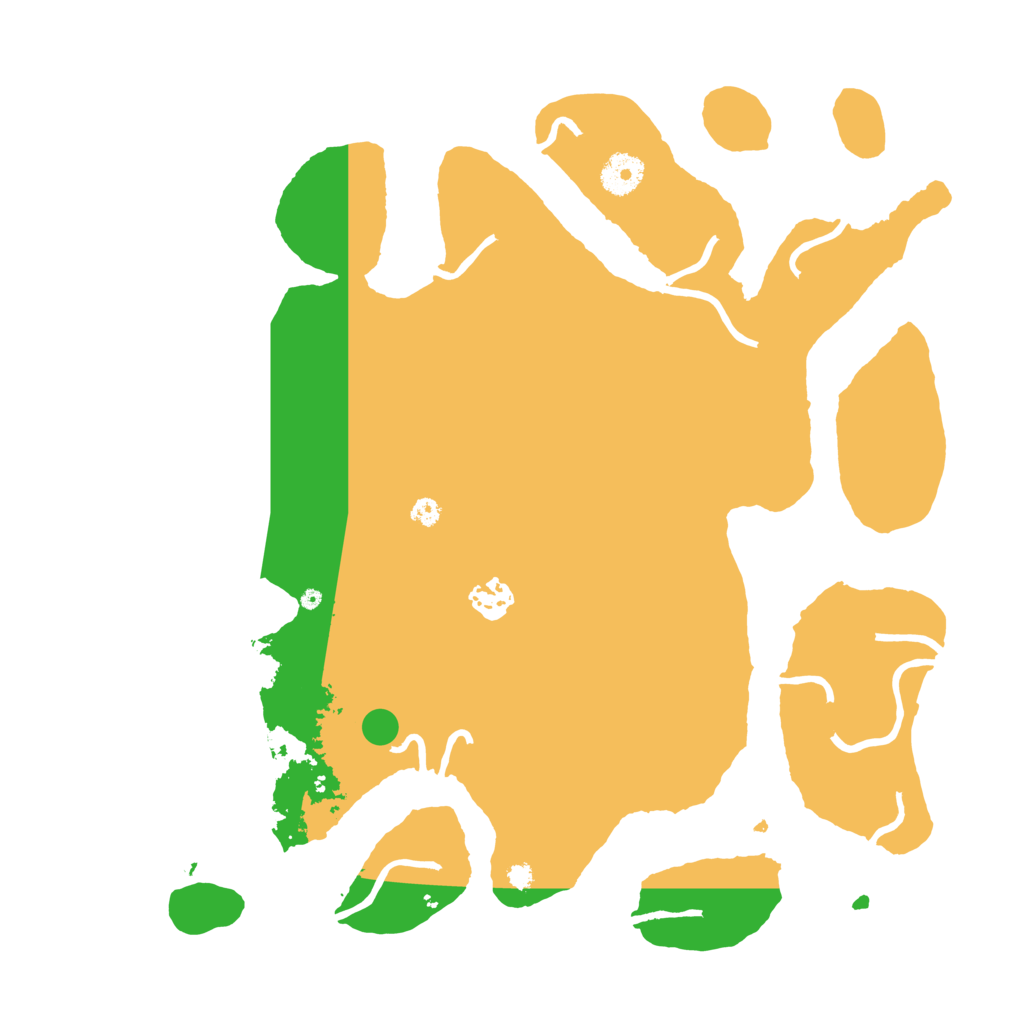 Biome Rust Map: Procedural Map, Size: 3700, Seed: 1023