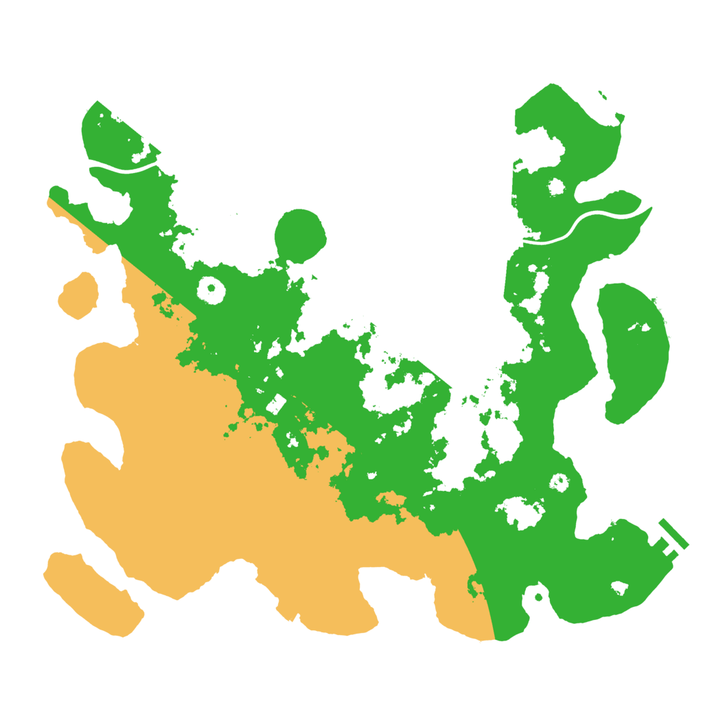 Biome Rust Map: Procedural Map, Size: 3800, Seed: 14956813