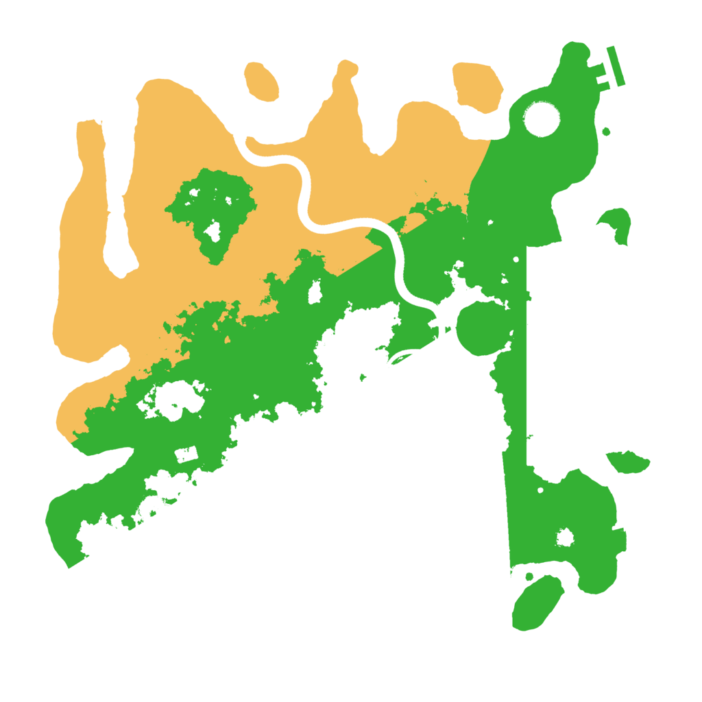 Biome Rust Map: Procedural Map, Size: 3500, Seed: 1748555760