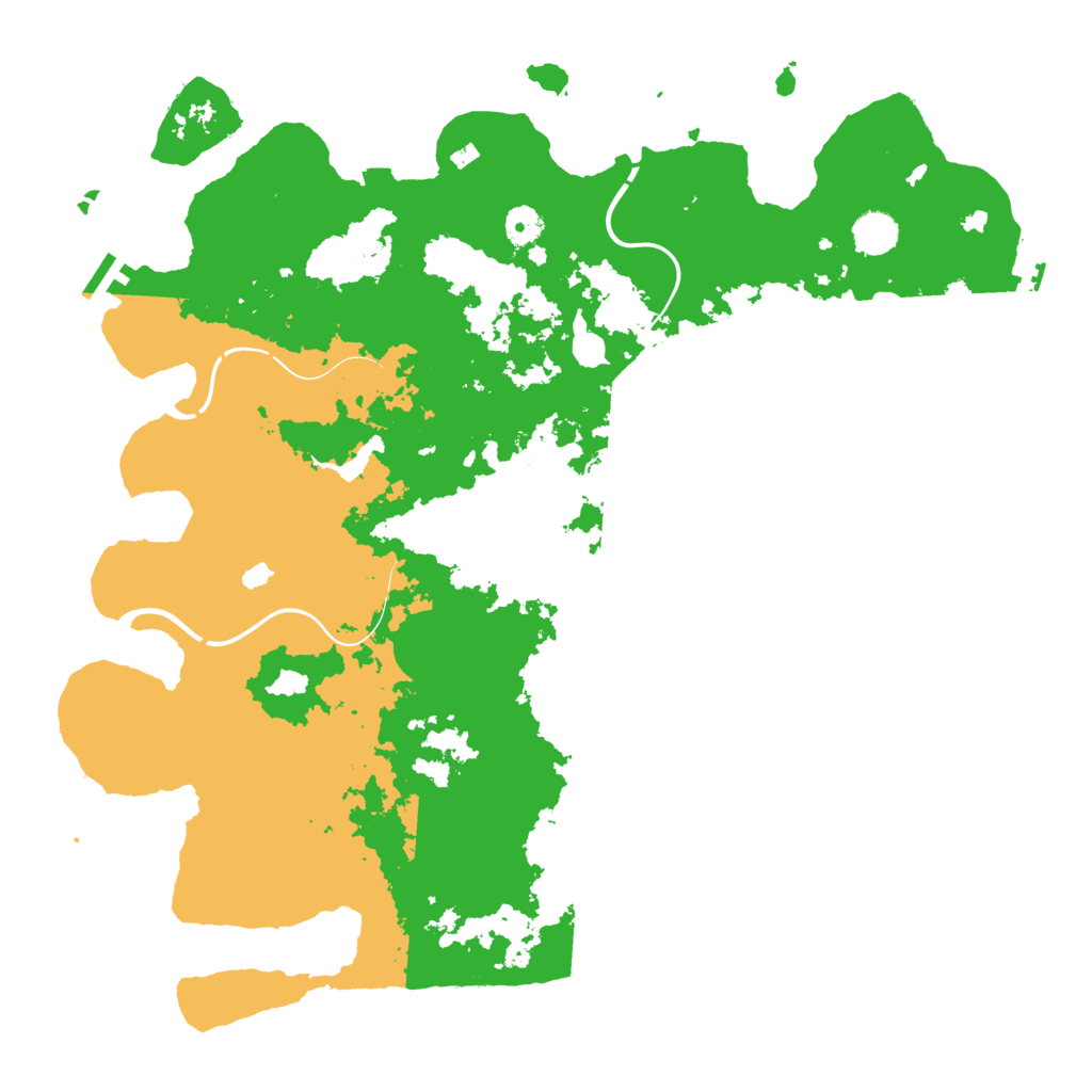 Biome Rust Map: Procedural Map, Size: 4400, Seed: 6627810