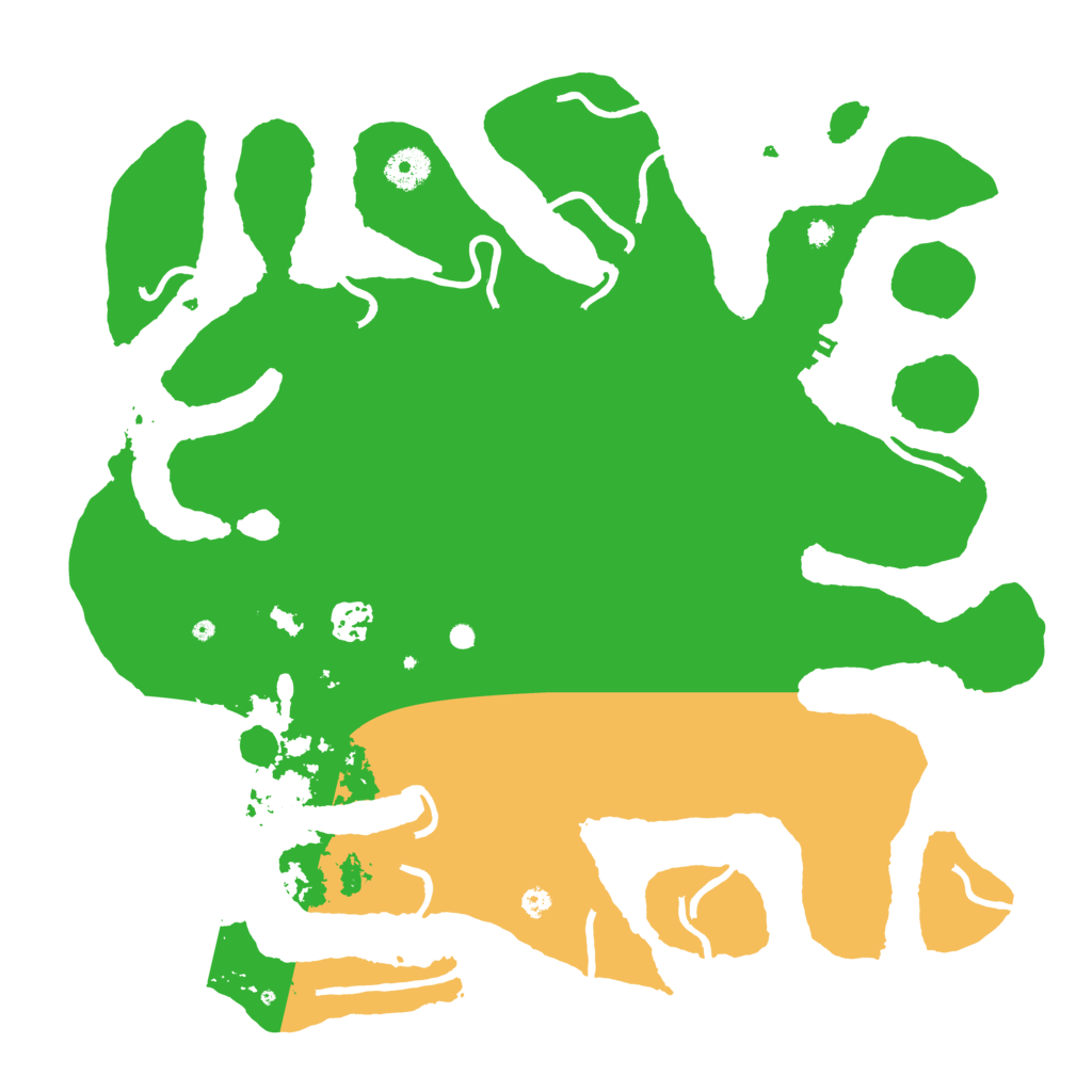 Biome Rust Map: Procedural Map, Size: 3850, Seed: 2045645