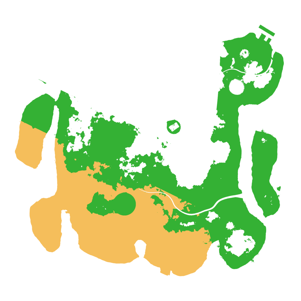 Biome Rust Map: Procedural Map, Size: 3500, Seed: 1730908691